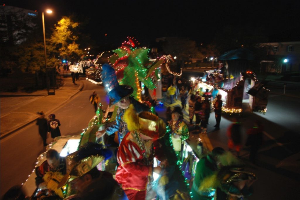 2024 Krewe of Lafitte Illuminated Mardi Gras Parade Pensacola Krewe