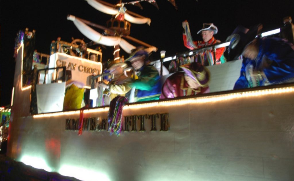 2024 Krewe of Lafitte Illuminated Mardi Gras Parade Pensacola Krewe