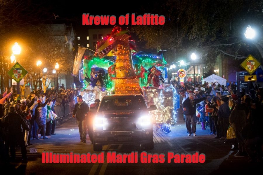 2023 Krewe of Lafitte Illuminated Mardi Gras Parade Krewe of Lafitte