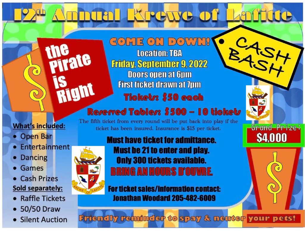 Pirate Fest, Panama City Beach – Krewe of Lafitte, Inc.